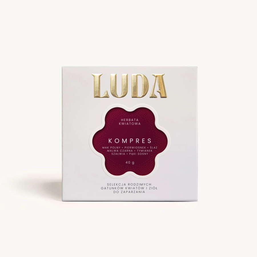 Opakowanie herbaty Luda Kompres